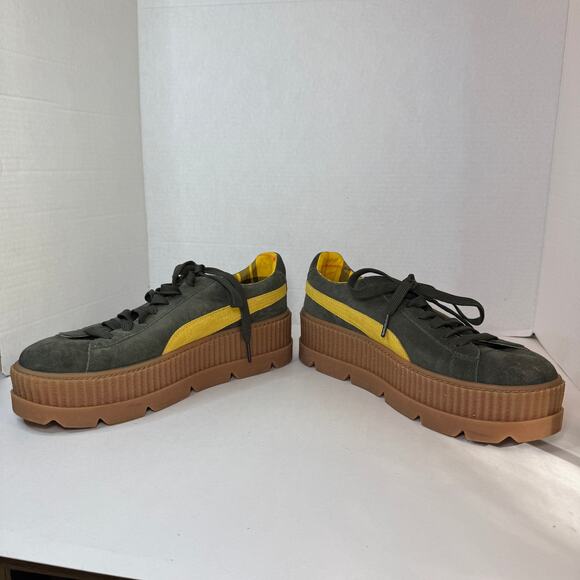 Puma Fenty x Rihanna Cleated Creeper Lace Up Platform Sneaker Shoes Size 12 - Picture 4 of 9